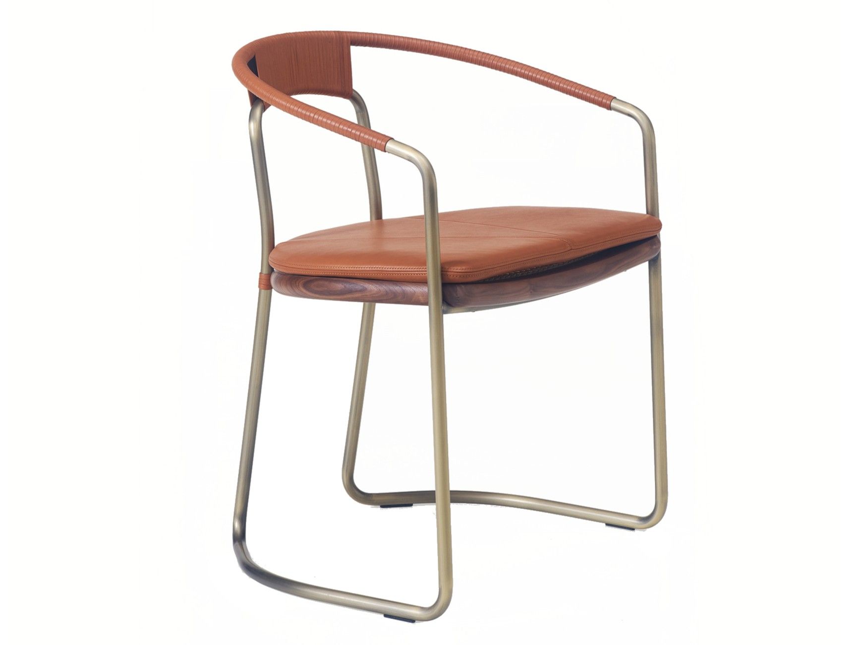 Стальной стул с подлокотниками BassamFellows Геометрическая ARCH-00040452 - Вид №5