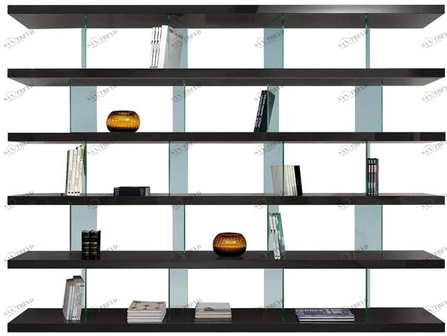 Reflex Открытый лакированный деревянный стеллаж Tango sun-id-1514815