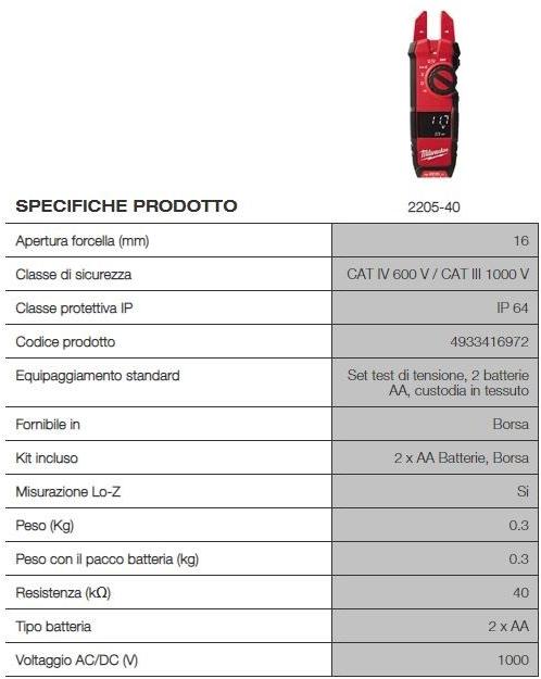 MILWAUKEE Многофункциональный мультиметр sun-id-1460513 - Вид №1