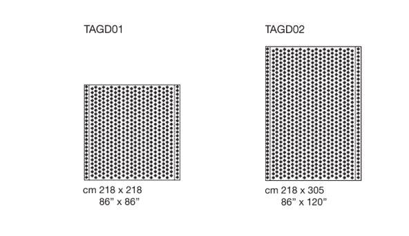 Прямоугольный ковер ручной работы для улицы Paola Lenti High Tech ARCH-00047365 - Вид №2