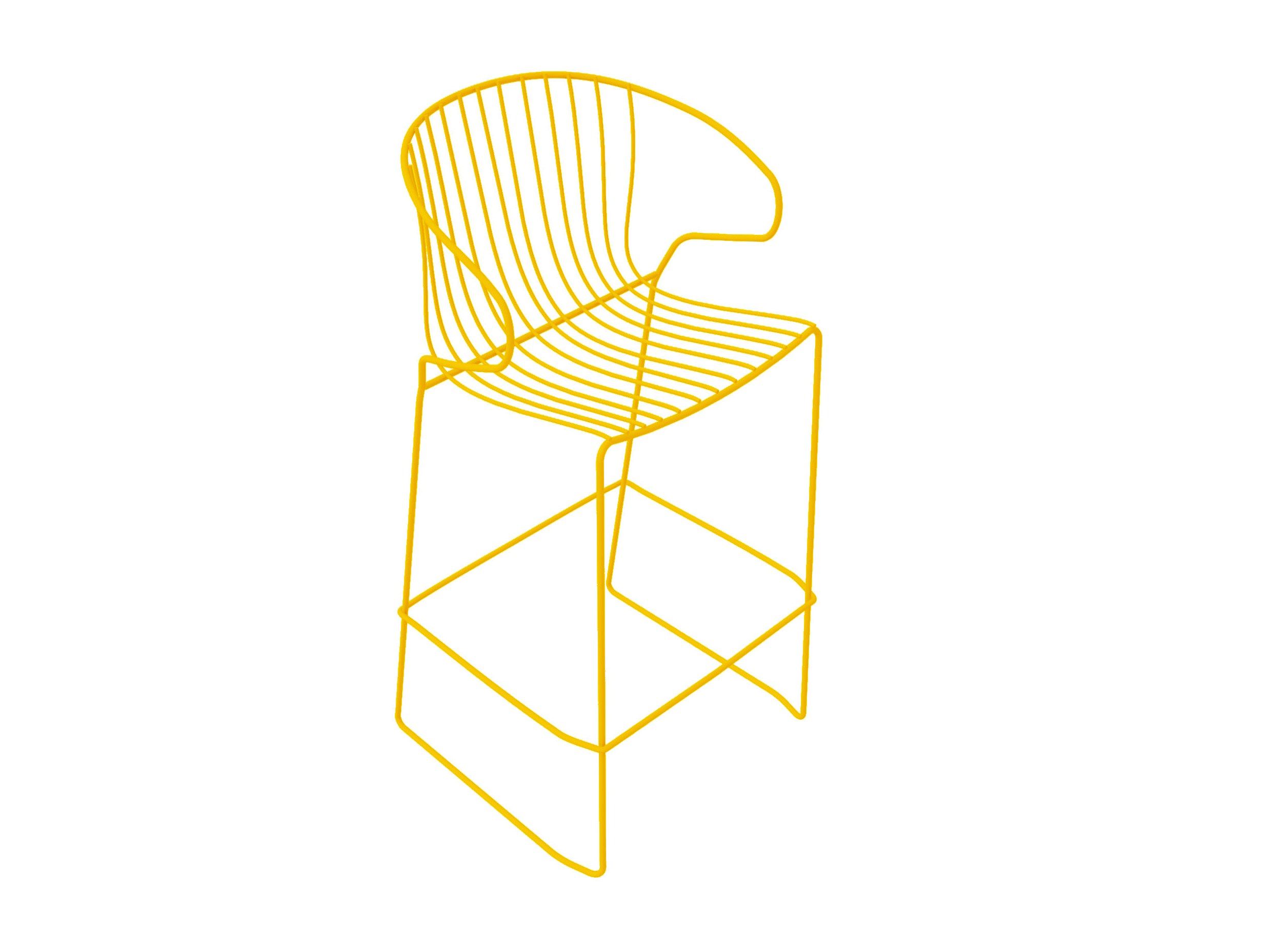 Стальной садовый стул с подлокотниками iSimar Bolonia ARCH-00047054 - Вид №14