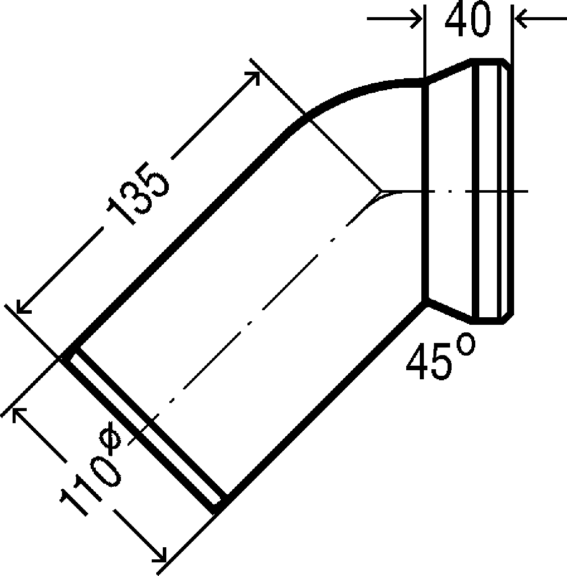 Viega Соединительный отвод 45° 3812 (145743) 145 743 - Вид №2