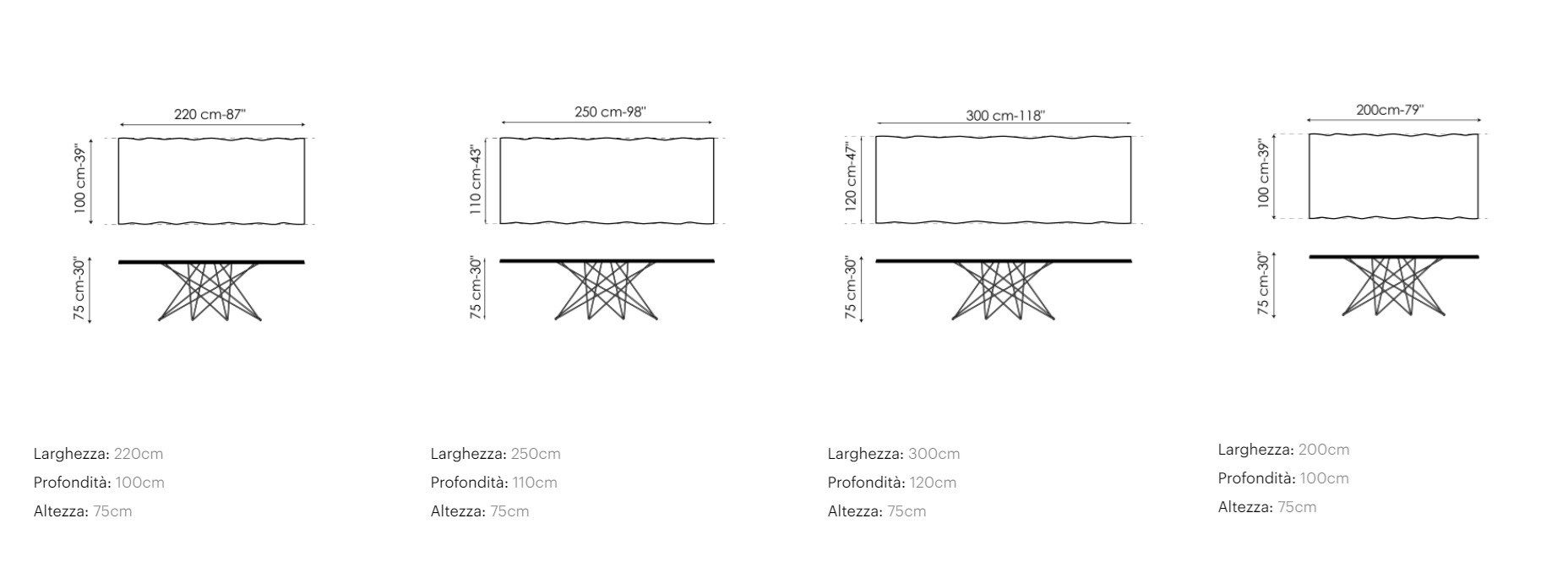 Прямоугольный стол BONALDO OCTA ARCH-00093892 - Вид №5