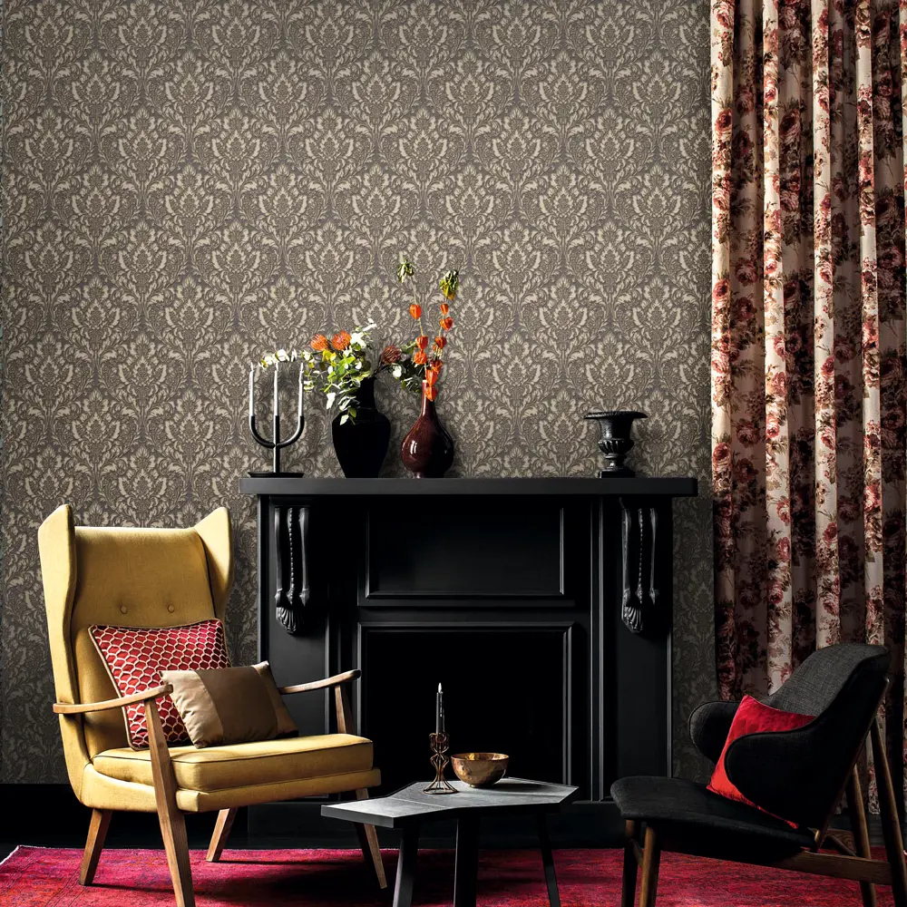 Обои флизелиновые Erismann Light 3 коричневые 1.06 м 60161-05 Light3 STLM-2031734 - Вид №2