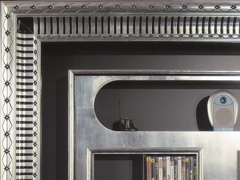 Vismara Design Оборудованная лакированная стена с тумбой под телевизор Classic sun-id-1379132 - Вид №4