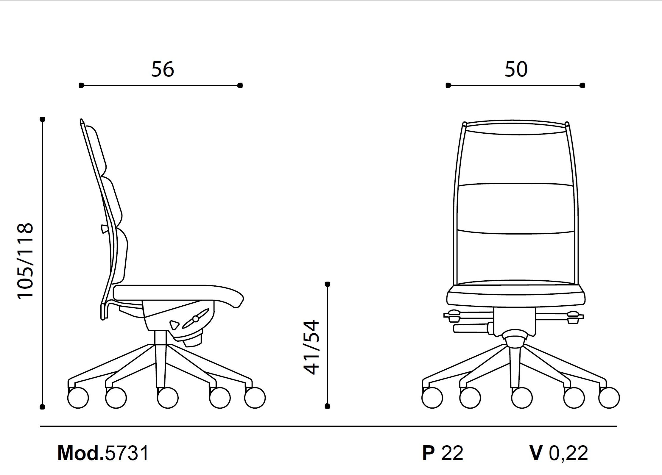 Вращающееся офисное кресло Ares Line Link XPlus ARCH-00133036 - Вид №2