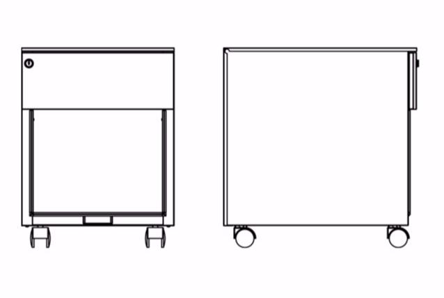 Dieffebi Модульный офисный ящик из металла на колесиках Personal storage sun-id-1486643 - Вид №4