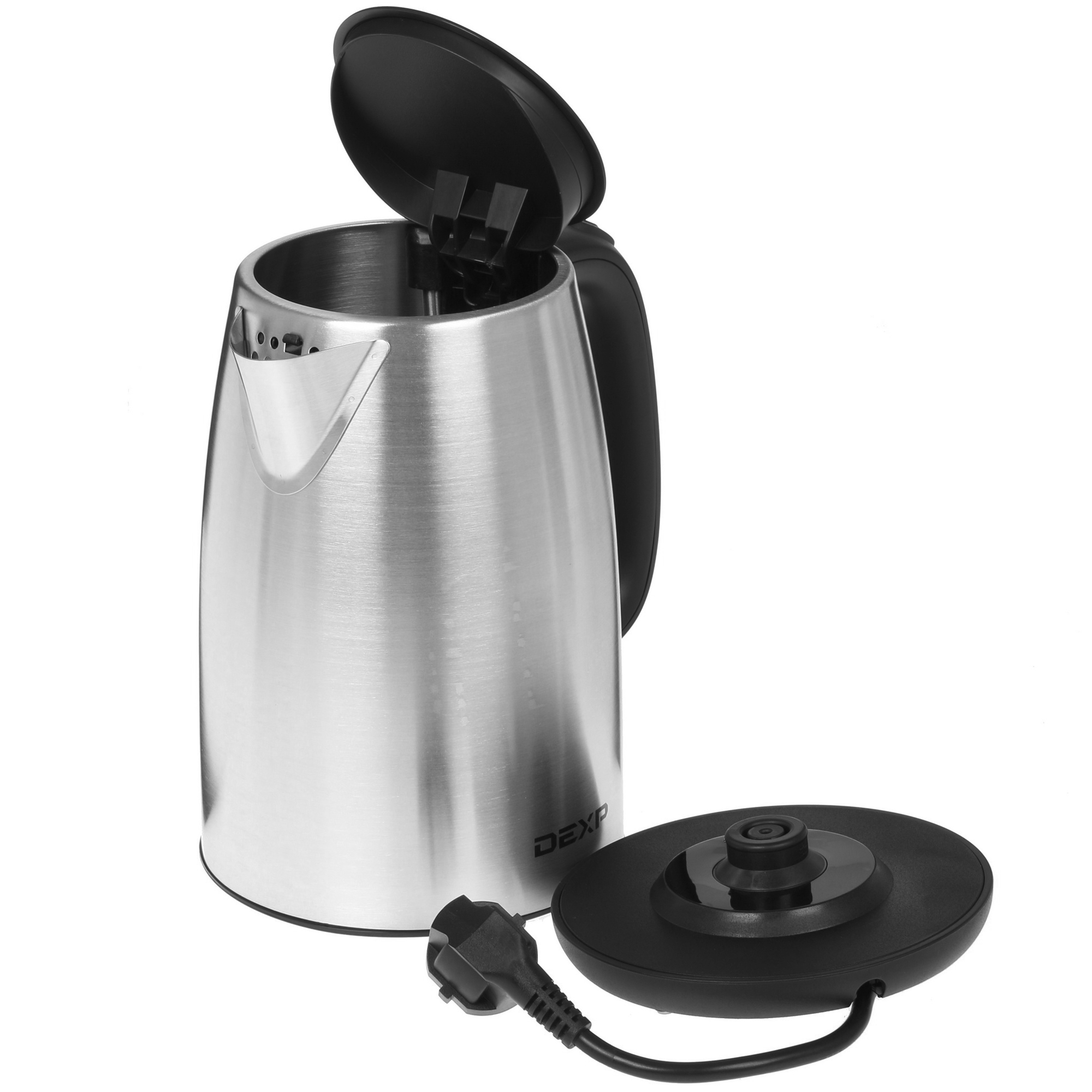 1366864 Электрочайник DEXP MEB-201 серебристый STDN-0077280 - Вид №3