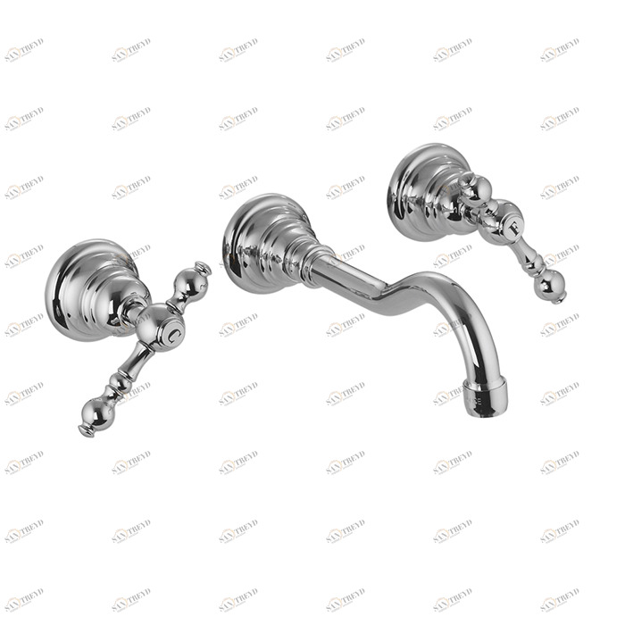 F5051/5 Смеситель для раковины на 3 отверстия настенный FIMA CARLO FRATTINI elizabeth 