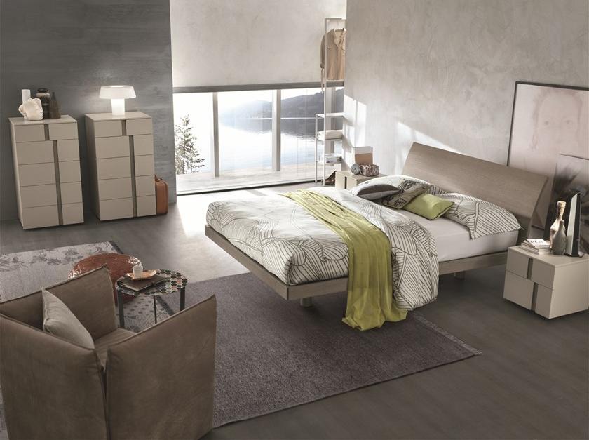 Gruppo Tomasella Тумбочка прикроватная лакированная прямоугольная с ящиками Athena sun-id-1432225 - Вид №3