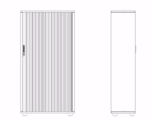 Dieffebi Шкаф офисный с тамбурными дверцами Primo 29dk800 - Вид №7