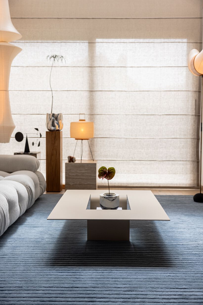 Низкий журнальный столик из листового металла Metallbude CUT ARCH-00111188 - Вид №90