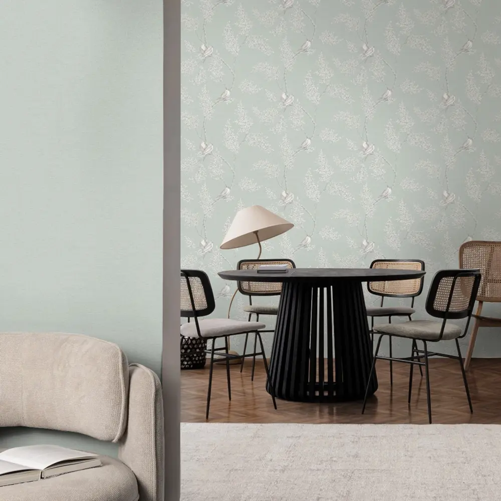 Обои флизелиновые Erismann Visavi зеленые 1.06 м ЭР61052-05 STLM-2048704 - Вид №5