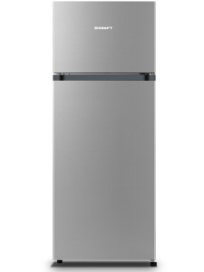9919948 Холодильник с морозильником   KRAFT KF-DF340S серебристый
