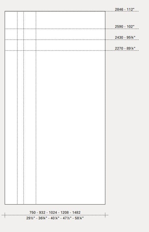 Шкаф с раздвижными дверями на заказ Lema шкаф на сантиметр-раздвижной ARCH-00030117 - Вид №8