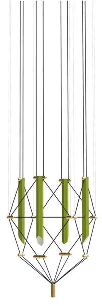 designheure Светодиодная подвесная лампа Mozaik Lu4moz - Вид №1