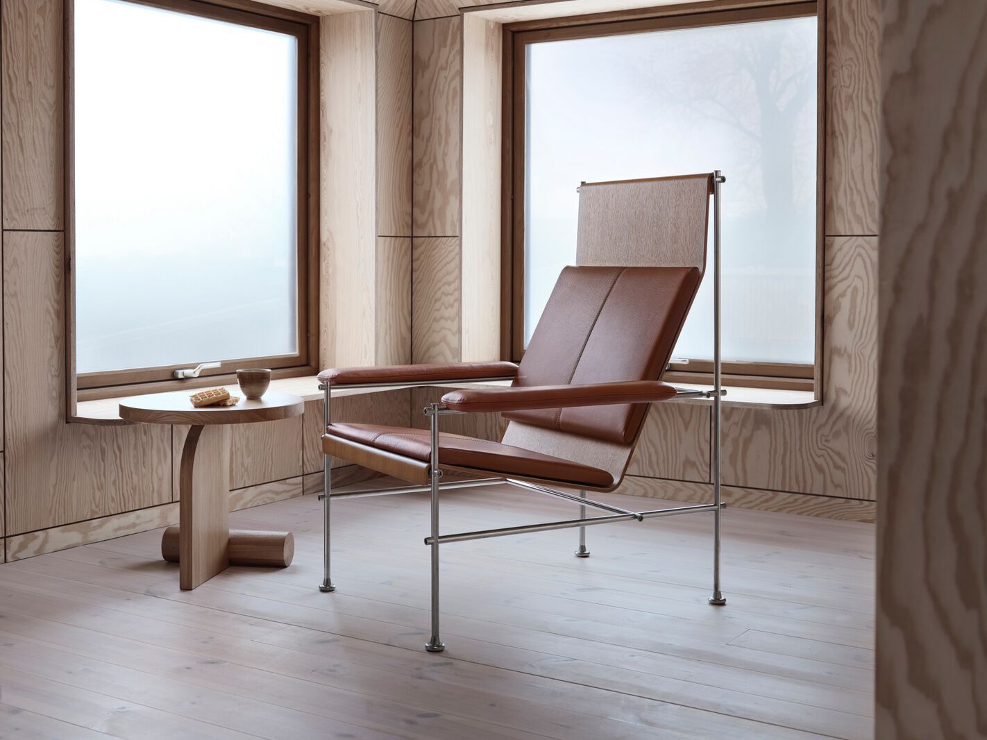 Стальное и деревянное кресло с подлокотниками Bla Station VILLHEM ARCH-00129224 - Вид №8