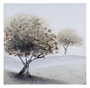 Картина пастельных тонах со стразами 40х40 см серо-коричневая Tomas Stern TOMAS STERN  00-3872608 Коричневый;серый;разноцветный