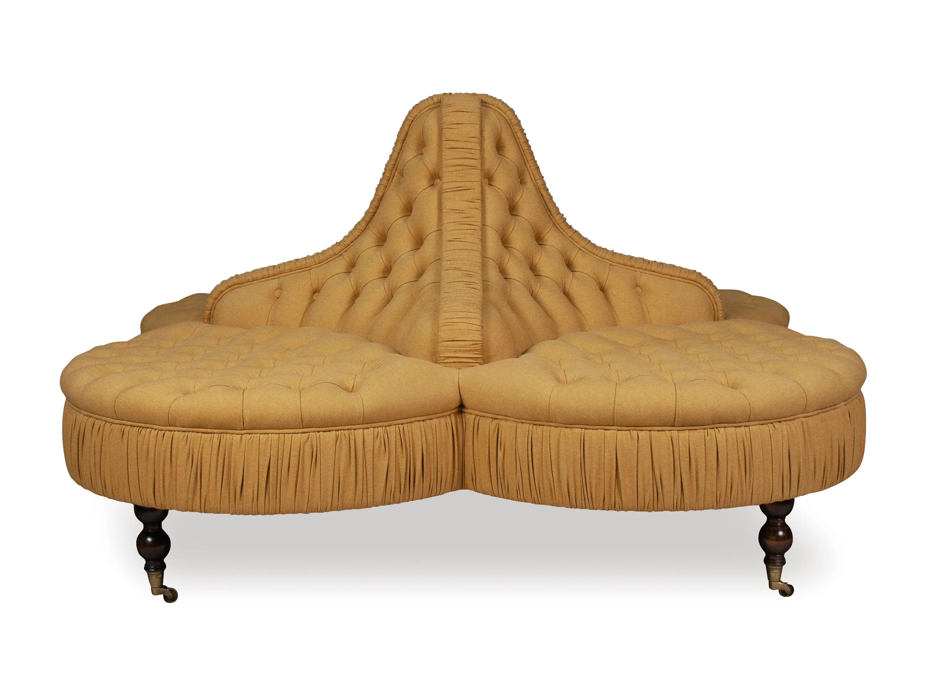 Капитонный диван с подголовником на 4 места CREARTE COLLECTIONS LAB VICTORIAN CONVERSATIONS ARCH-00134188