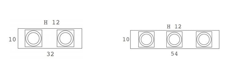 Цинк прямоугольный регулируемый светодиодный прожектор Olé Lighting PRACTYK ARCH-00028707 - Вид №2