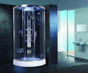 Душевая кабина NG-902-01 (1000х1000х2200) низкий поддон(16см) стекло ТОНИРОВАННОЕ