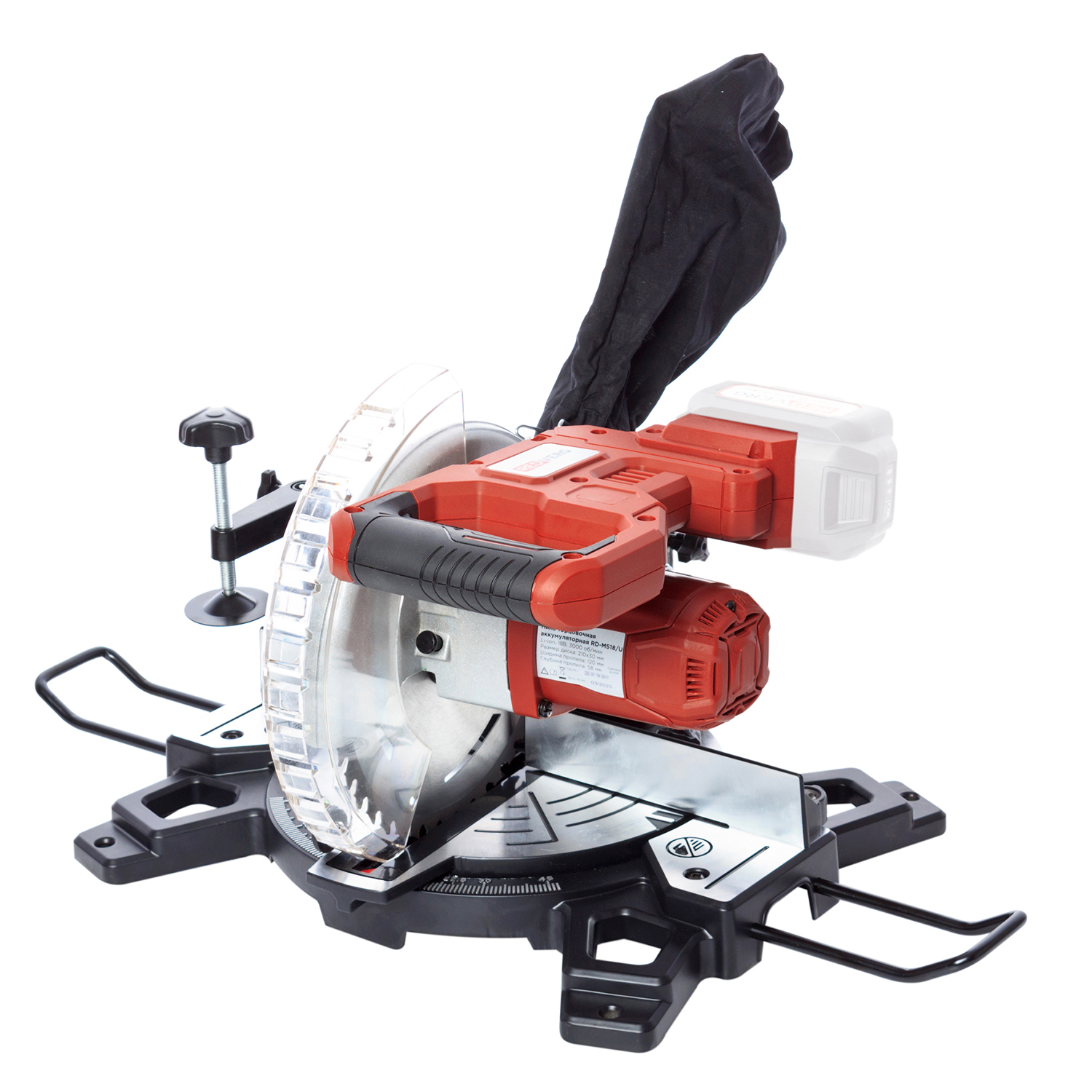 Торцовочная пила  RedVerg RD-MS18/U-K UNIMAX 18/36 5483221 STDN-0026248 - Вид №4