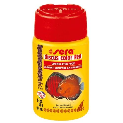 Т0048599 Корм для рыб DISCUS COLOR RED дискус красного и оранжевого оттенка 100мл SERA 