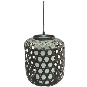 Подвес Inspire Danang 1xE27x60 Вт, 23, 5 см, бамбук тёмный 16671335 STLM-2130195