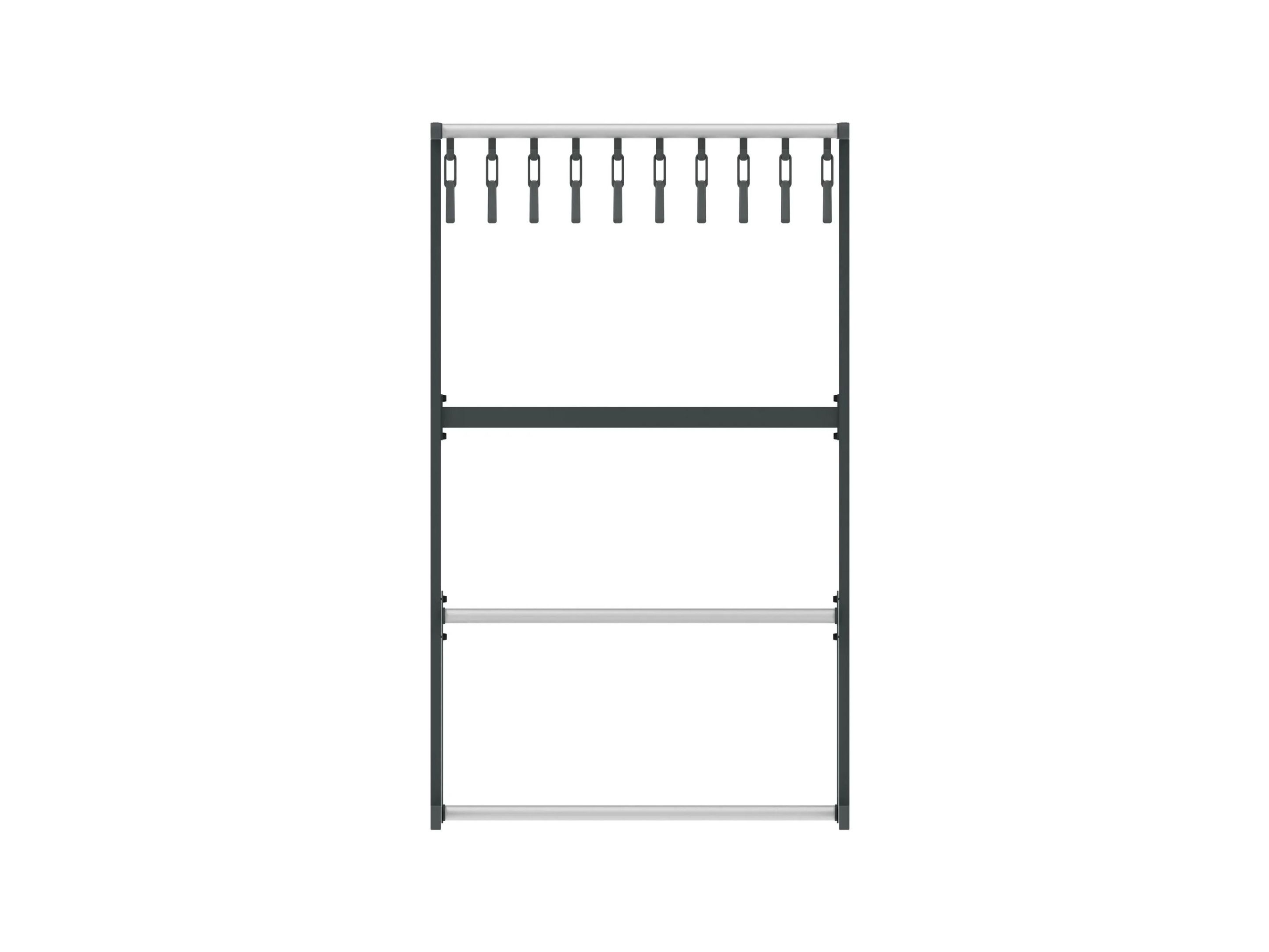 Стальная вешалка с порошковым покрытием с держателем зонта FUNCTIONALS Tertio ARCH-00106150