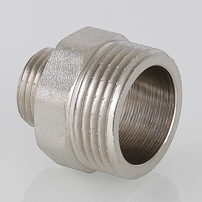 VTr.580.N.0604 Фитинг резьбовой – ниппель переходной Valtec 1" х 1/2"  - Вид №14