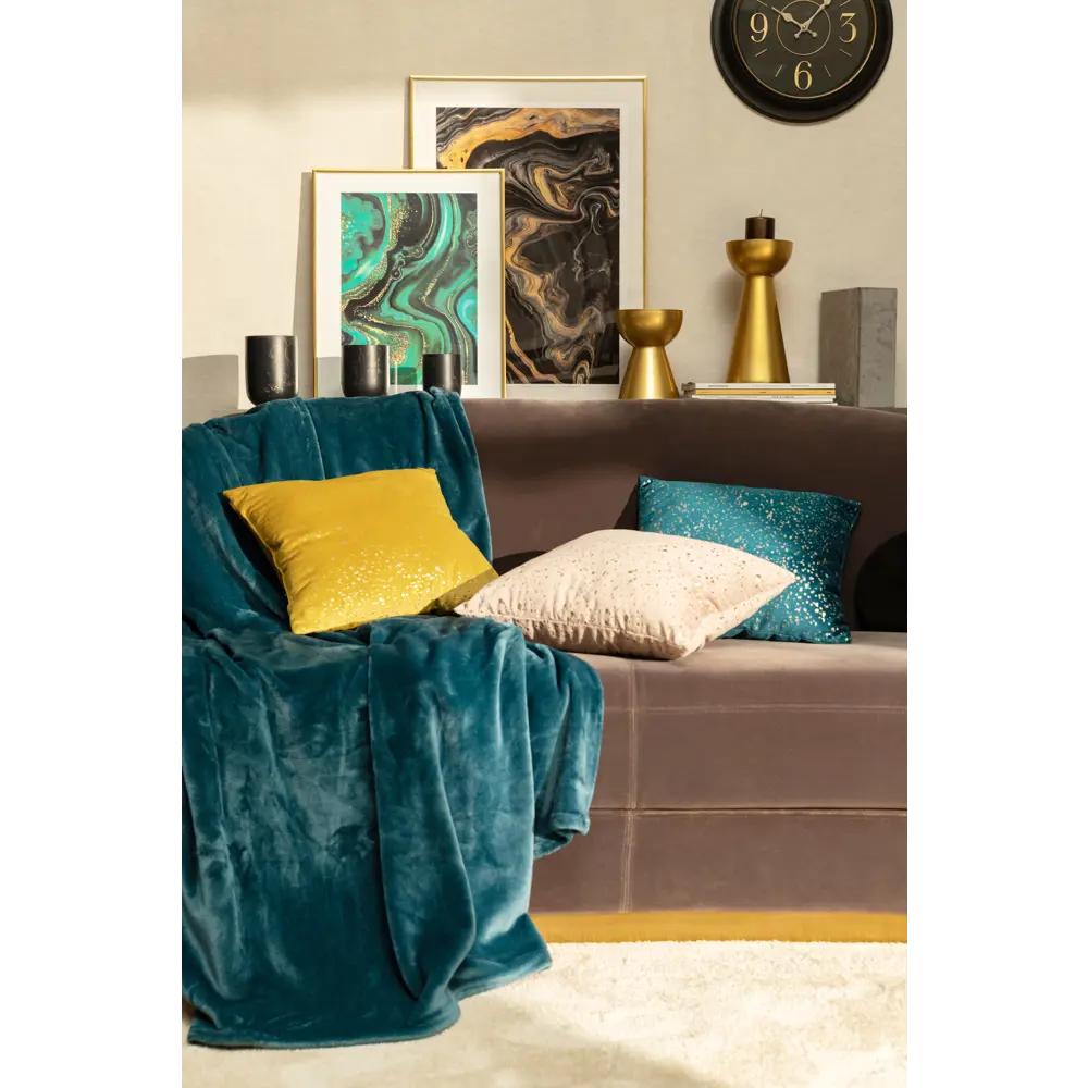 Подушка Голди 43x43 см цвет розовый иней 88106369 STLM-2047623 LINEN WAY  - Вид №4