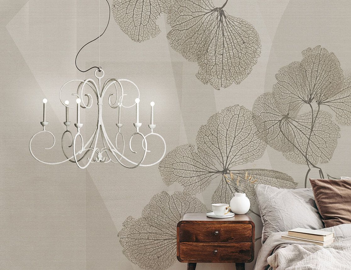 Обои с цветочными мотивами N.O.W. Edizioni CONCRETE / DRY PLANT ARCH-00022863