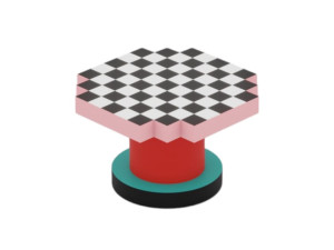 Низкий журнальный столик из МДФ