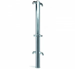 GENEBRE 1702 04 Колонна из нержавеющей стали с 2 выходами и 2-футовой шайбой