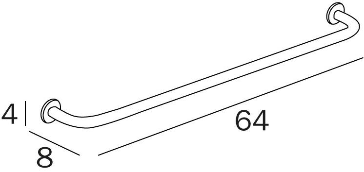 INDA® Вешалка для полотенец из металла  Av190  - Вид №3
