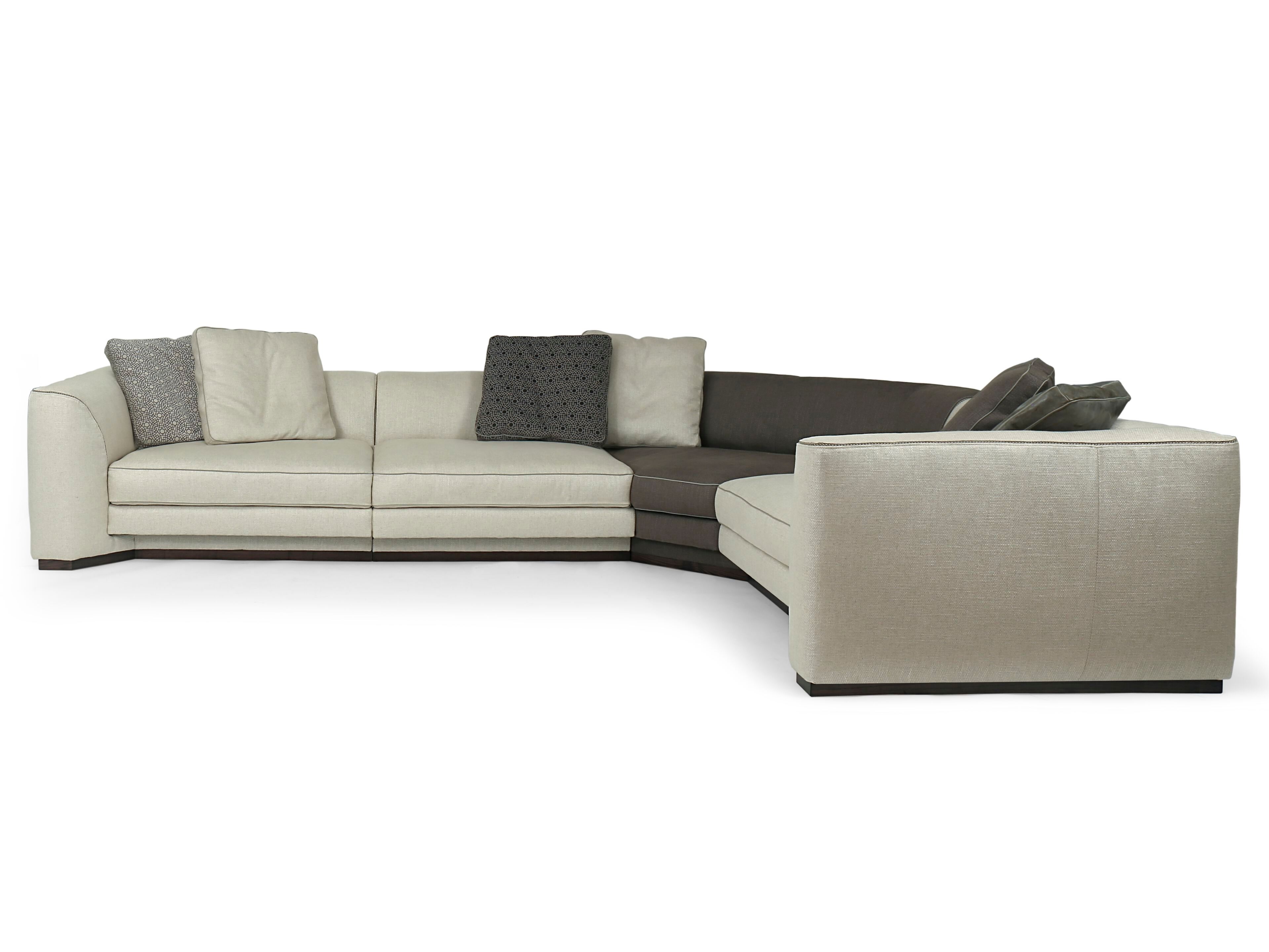 Угловой диван из ткани Borzalino Franklin ARCH-00083609 - Вид №1