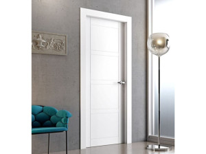 Лакированная распашная дверь