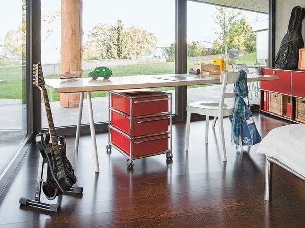 Модульный офисный комод с колесами с замком USM USM SELECTION ARCH-00020030 - Вид №2