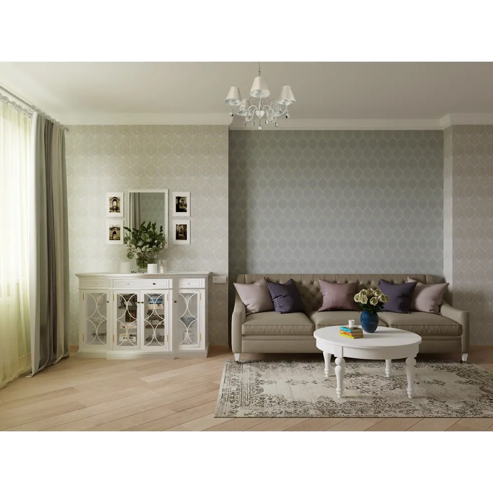 Молдинг настенный полистирол С18/20 белый 10x20x2000 мм Santreyd STLM-2009801 - Вид №5