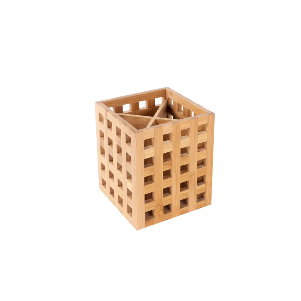 Подставка для приборов BAO 12x12x14 см бамбук Santreyd STLM-2151699 - Вид №4