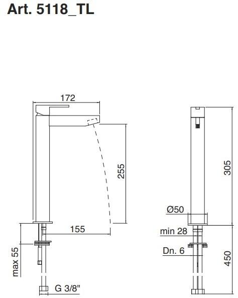 Rubinetterie Treemme Time_out  5118-5118_cl  - Вид №3