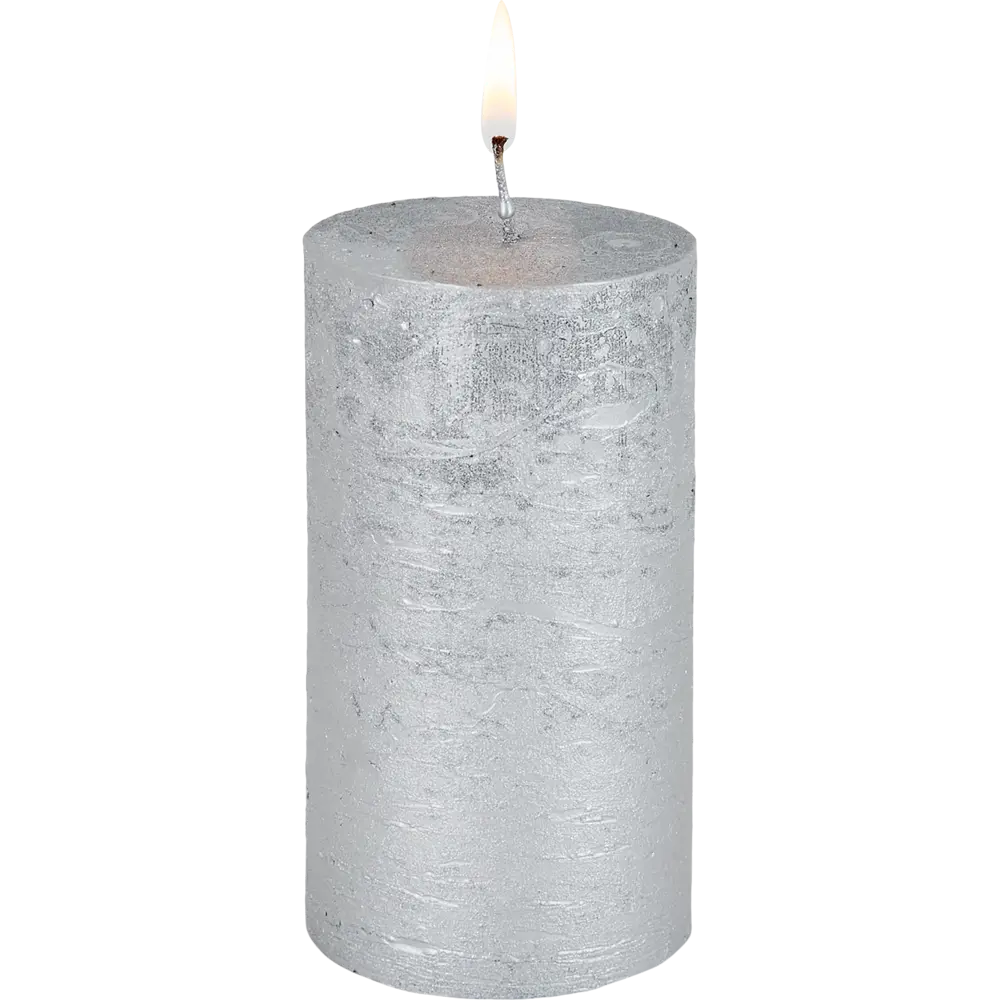 Santreyd Свеча-столбик «Рустик» серебристая для интерьерного декора 83305493 STLM-0040299 - Вид №2