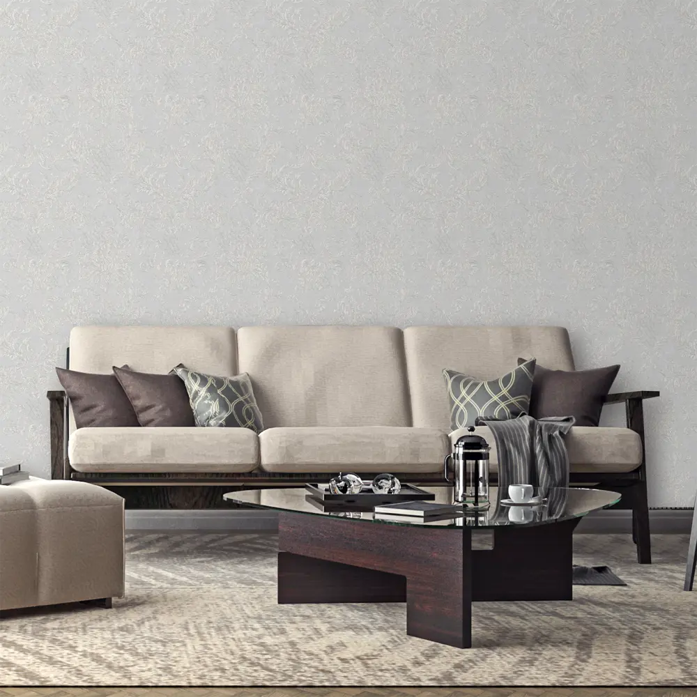 Обои флизелиновые Ateliero Azzurro тёмно-серые 1.06 м AT281308 STLM-2130913 - Вид №2