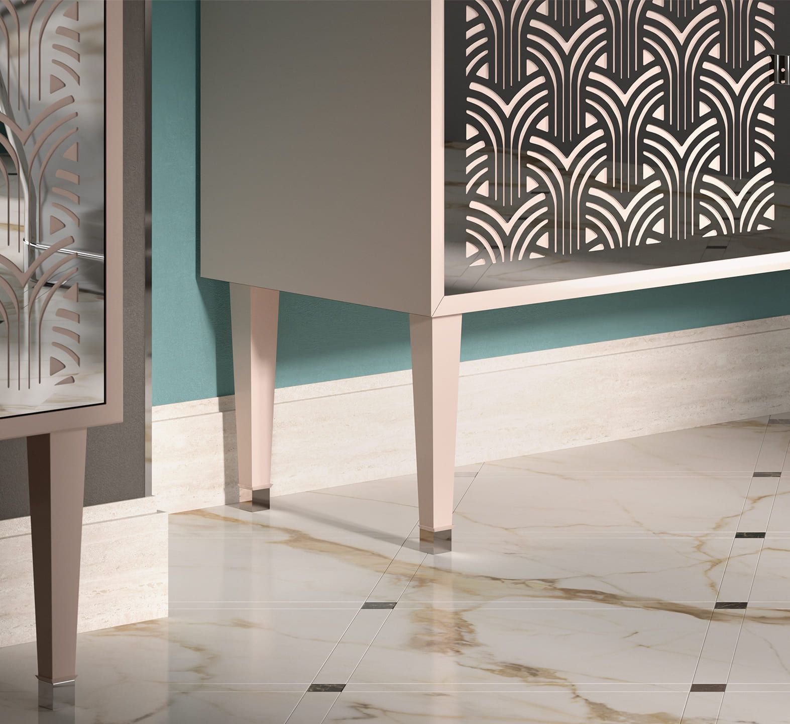 Деревянный напольный умывальник с дверцами Park Avenue CORA 3A ARCH-00091266 - Вид №5