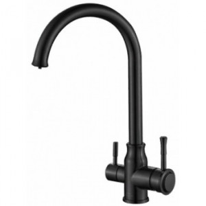 Steel Hammer SH 763 INOX GRAFIT PVD Смеситель для кухни Zorg 400 x 272