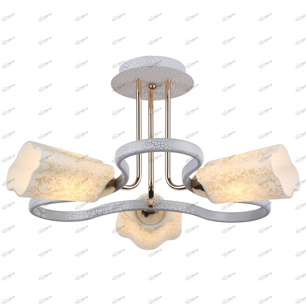 Потолочная люстра Arte Lamp Romola A8182PL-3WG белая ARTE LAMP ROMOLA 058321 Белый 