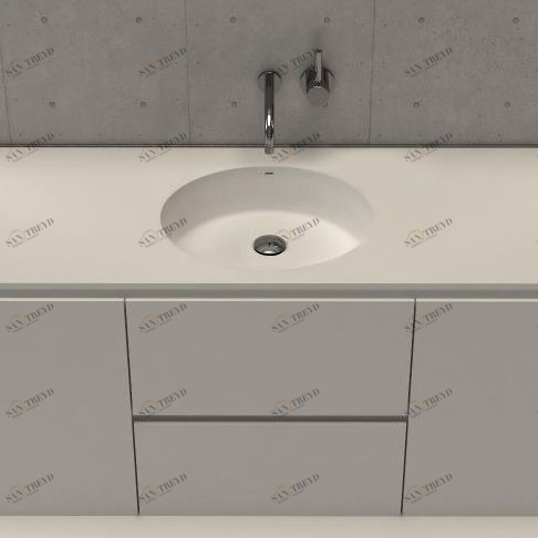 46785 Накладная раковина на столешницу  овальная Dimasi Bathroom