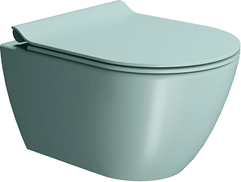 881615 Подвесной унитаз настенный Зеленый GSI ceramica  Италия  - Вид №1