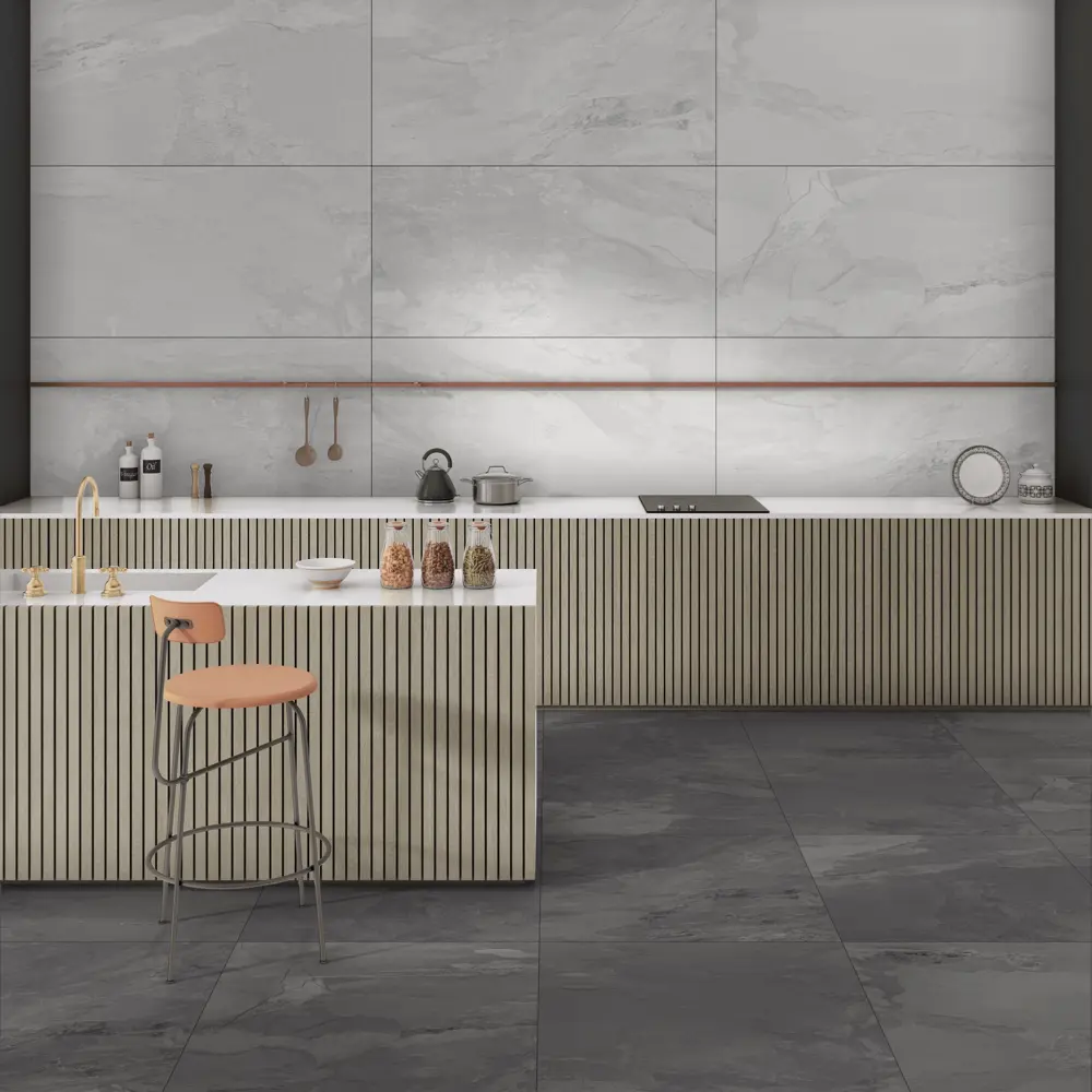 Керамогранит RC 5067 60x60x0.8 см 1.44 м² карвинг матовый цвет графит Santreyd RC506 STLM-2137021 - Вид №6