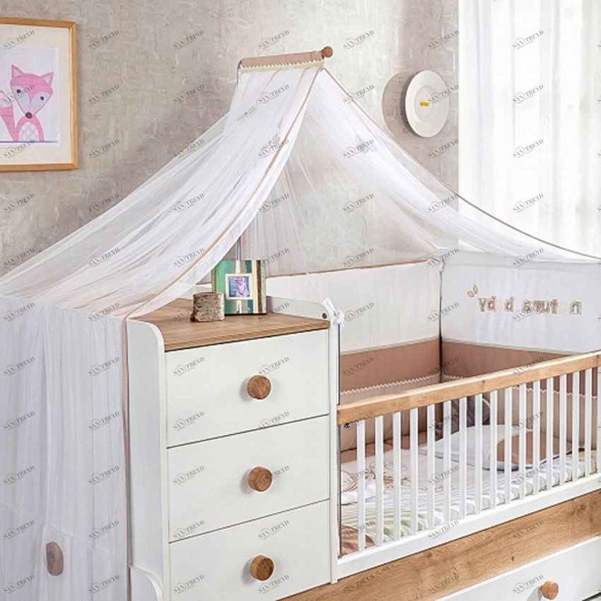 Балдахин на детскую кроватку Natura Baby CILEK NATURA BABY 00-3832091 Белый Santreyd 